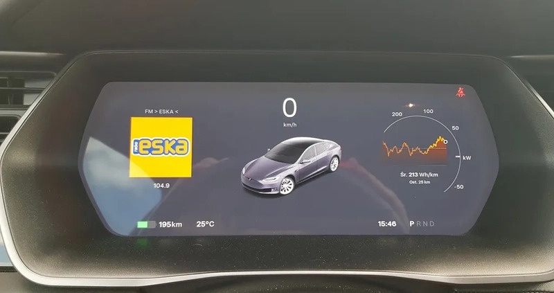 Tesla Model S cena 128700 przebieg: 125209, rok produkcji 2018 z Hrubieszów małe 379